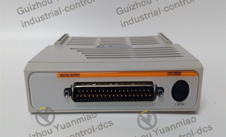 Emerson 1C31125G02 distributed control system Analog Output module ...