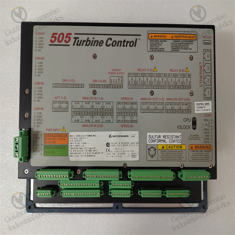 Woodward 8200-1300 digital controller - Image 3