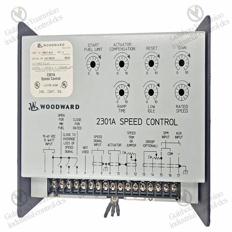 Woodward 9907-014 Full Permission Speed Control Module - Image 4
